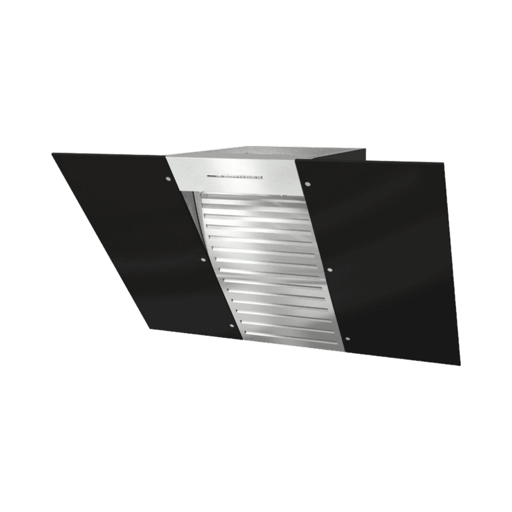 DA 6096 W 90 cm Black Wing Wall Hood